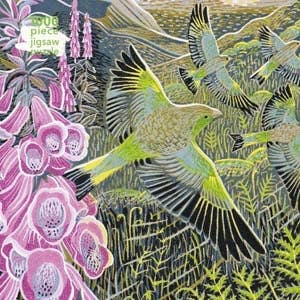 Annie Soudain: Foxgloves And Finches Jigsaw Puzzle - 1000 Pieces-Puzzles-Texas Bookman-Yellow Springs Toy Company