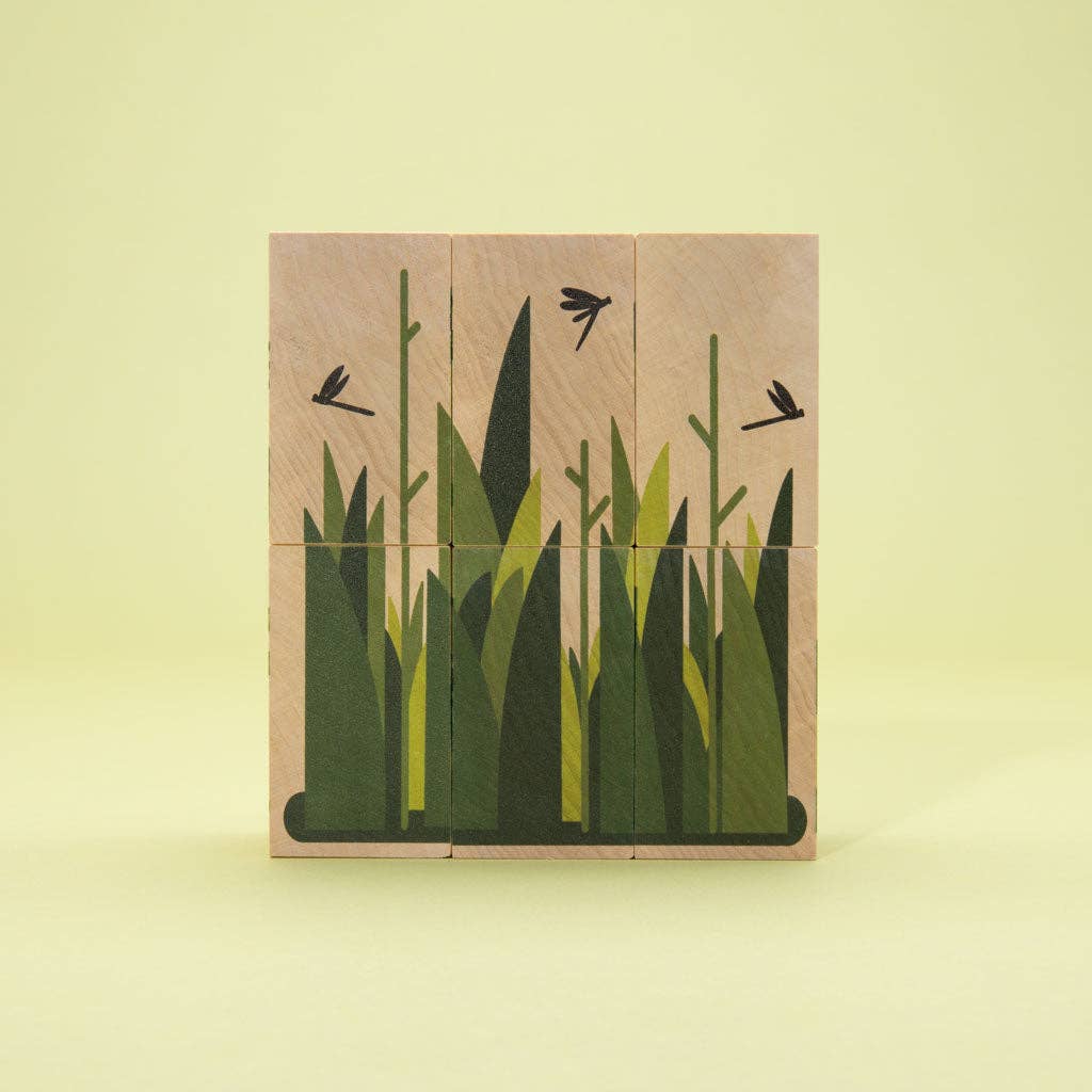 Environments Swamp Blocks-Building &amp; Construction-Yellow Springs Toy Company