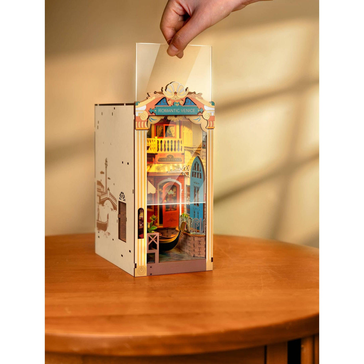 DIY Book Nook Kit: Romantic Venice with Dust Cover-Hands Craft-Yellow Springs Toy Company