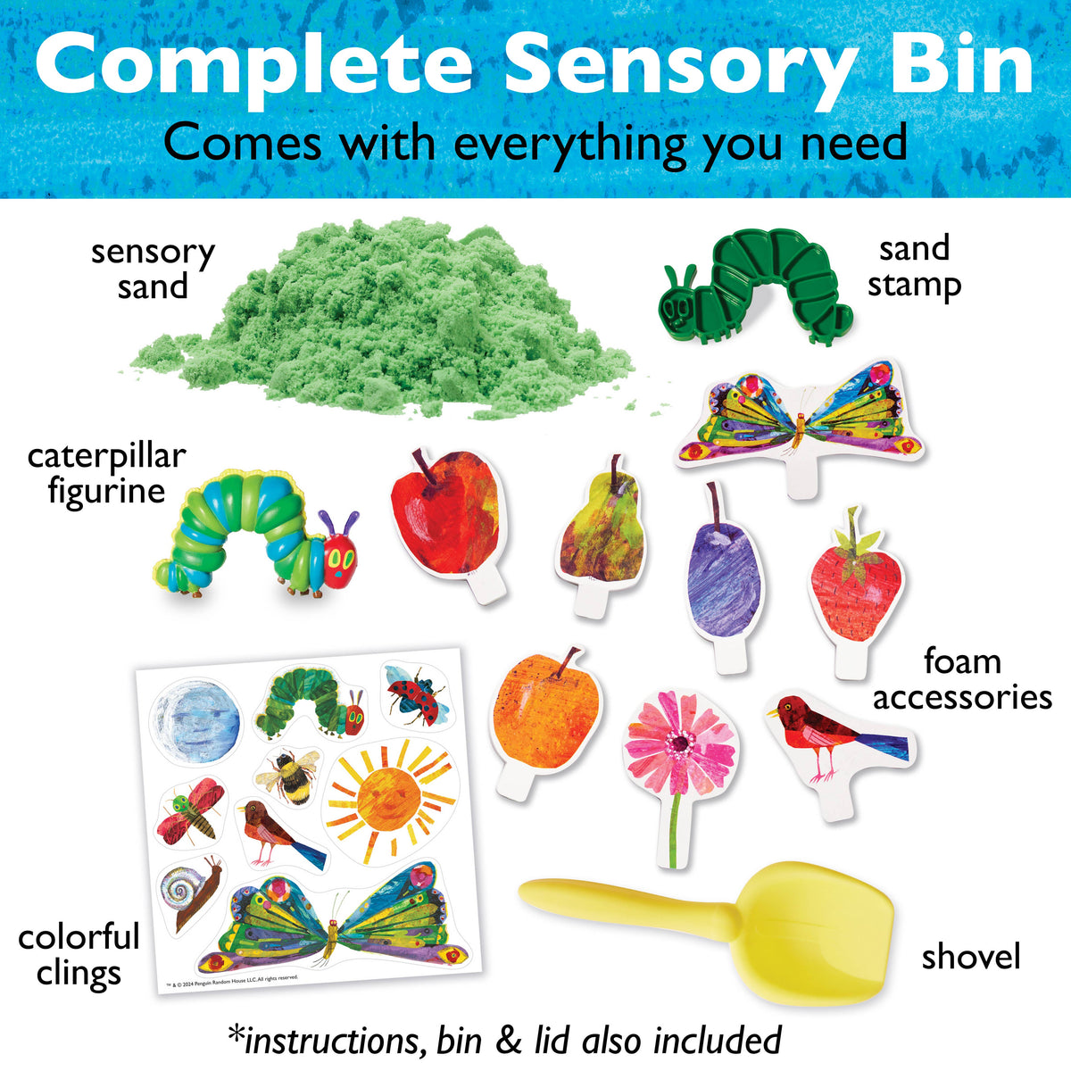 Sensory Bin The Very Hungry Caterpillar Activity Bin-Faber-Castell-Yellow Springs Toy Company