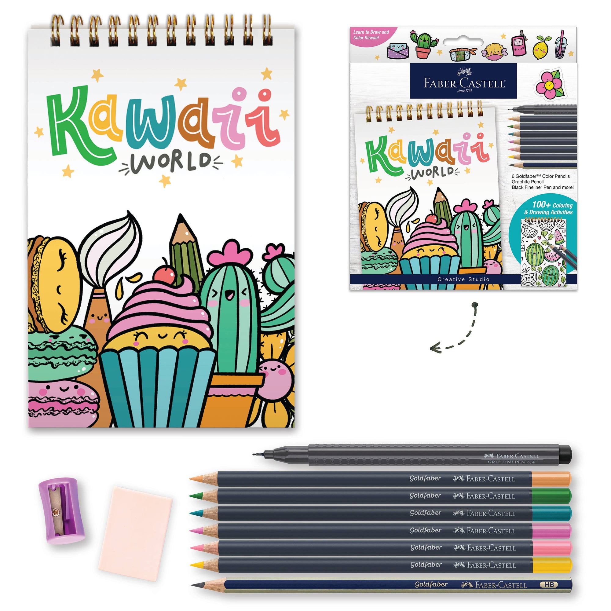 Kawaii World - Learn How to Draw Kawaii Art Set-Faber-Castell-Yellow Springs Toy Company