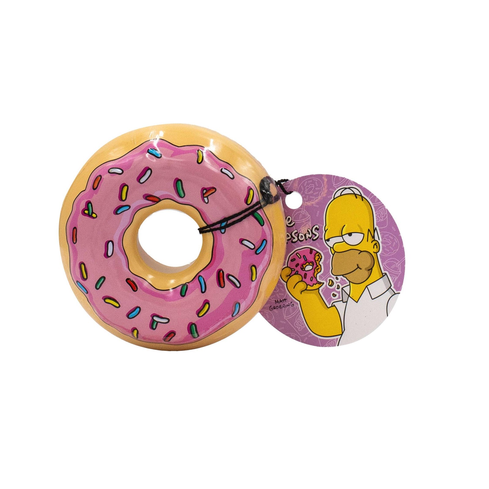The Simpsons Donut Sweets, Strawberry Donut Candy Tin 12ct-Grandpa Joe's Candy Shop-Yellow Springs Toy Company
