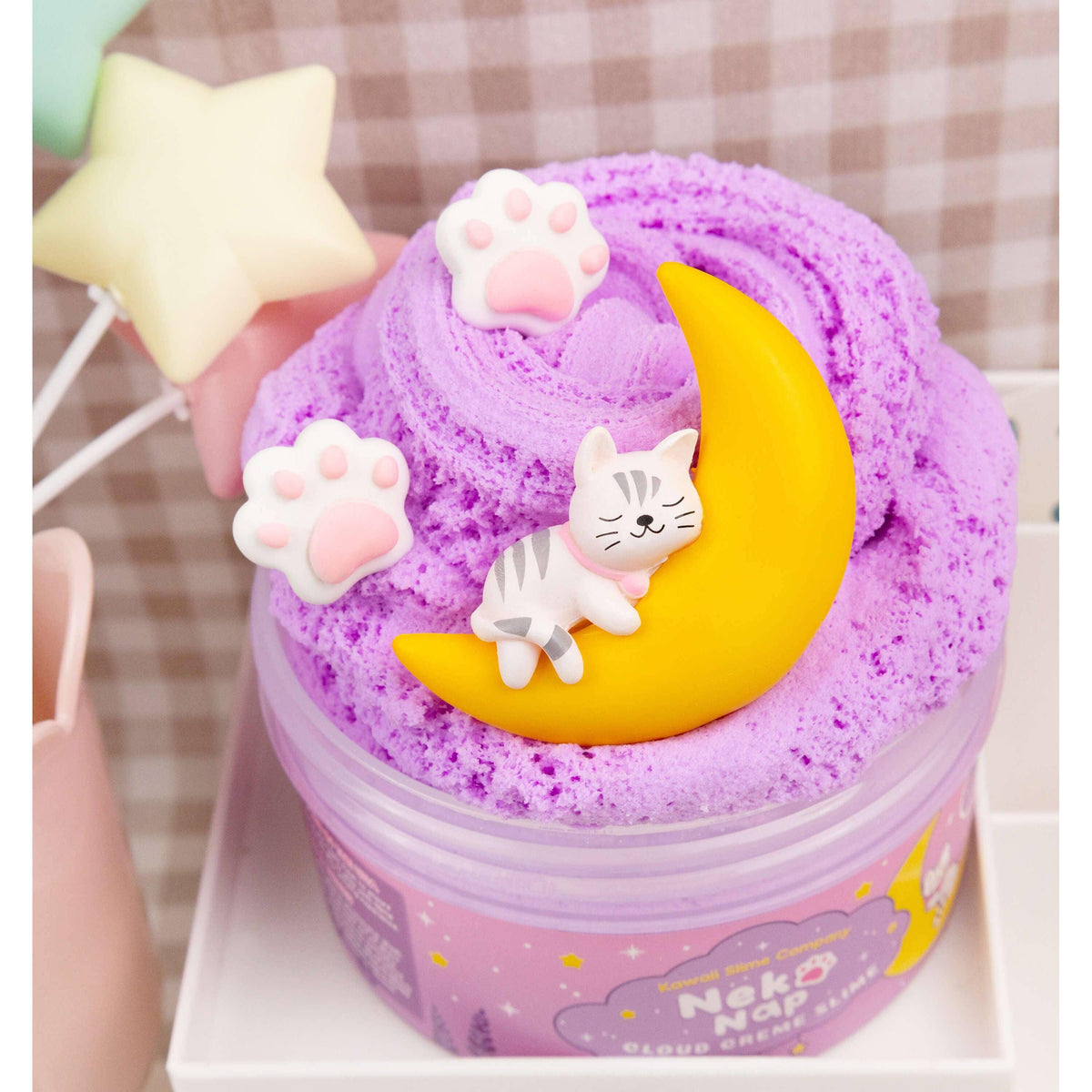 Neko Nap Cloud Creme Slime (4pcs/case)-Kawaii Slime Company-Yellow Springs Toy Company