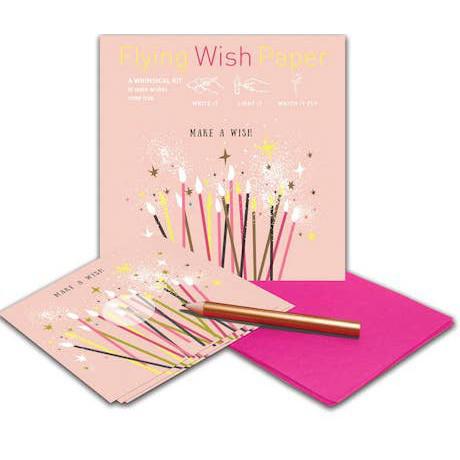 MAKE A WISH BIRTHDAY / Mini kit with 15 Wishes + accessories-FLYING WISH PAPER-Yellow Springs Toy Company