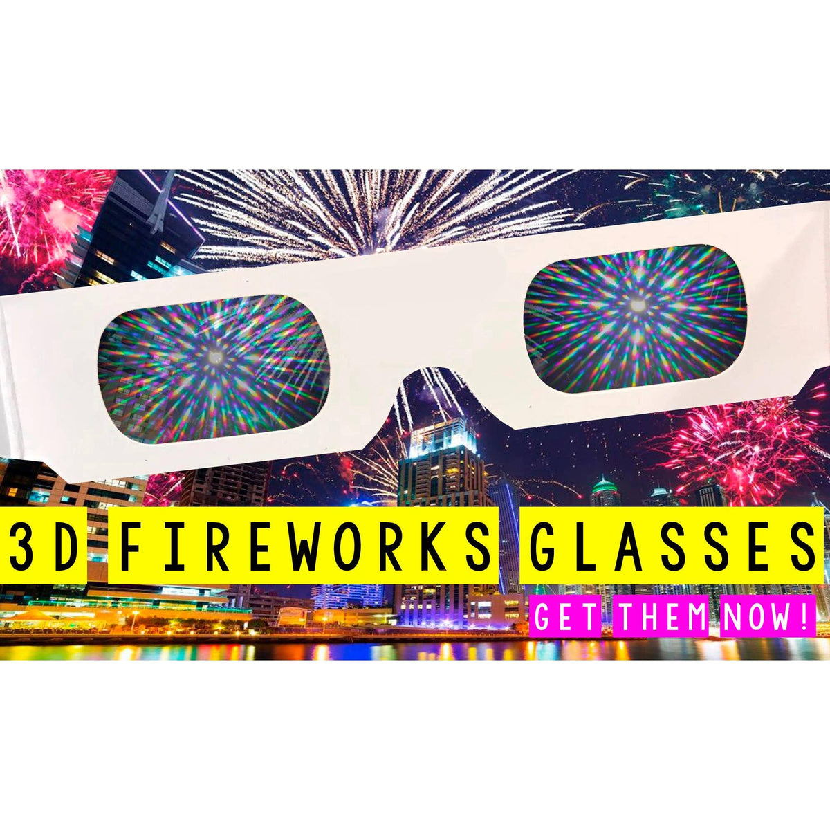 Techno Style Diffraction Glasses-Novelty-American Paper Optics-Yellow Springs Toy Company