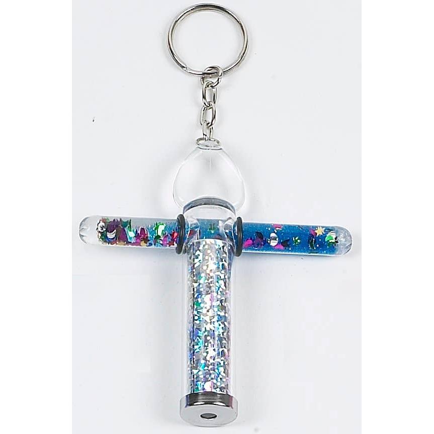 GI-8016K/40 Mini Fireworks Kaleidoscope w/Keychain (12 pk)-Golden Island Int'l Inc.-Yellow Springs Toy Company