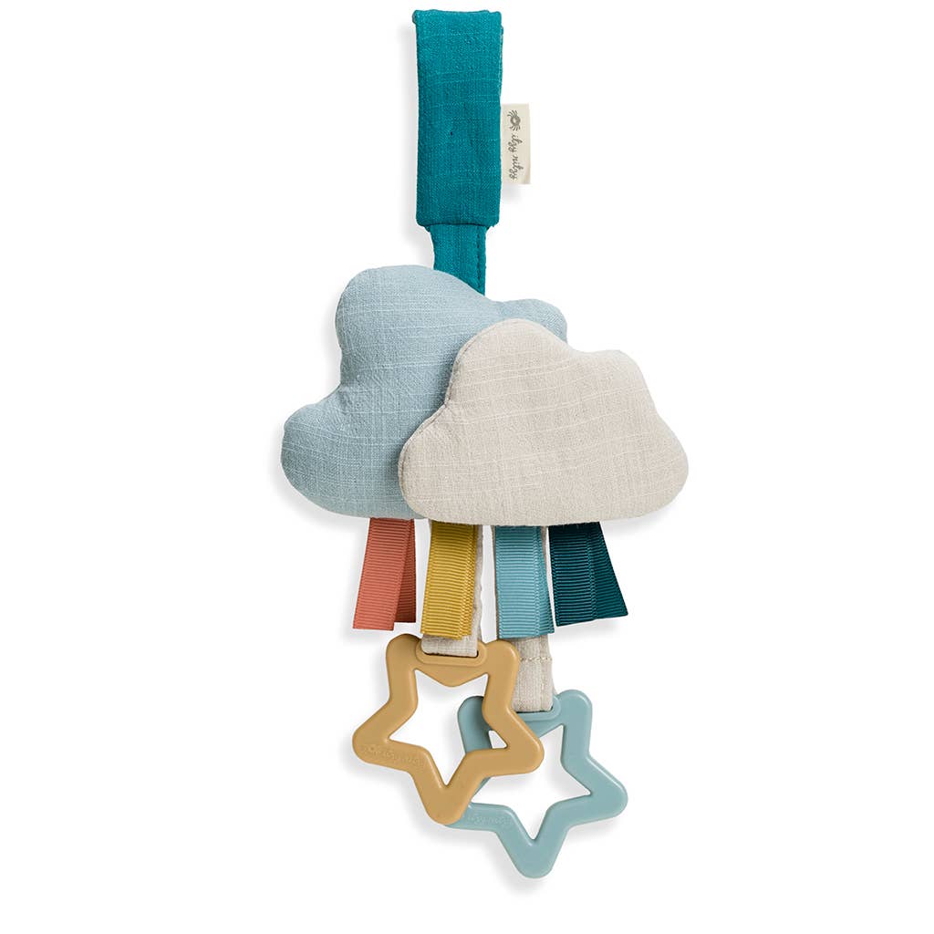 Bitzy Bespoke Ritzy Jingle Attachable Travel Toy: Cloud-Infant &amp; Toddler-Itzy Ritzy-Yellow Springs Toy Company