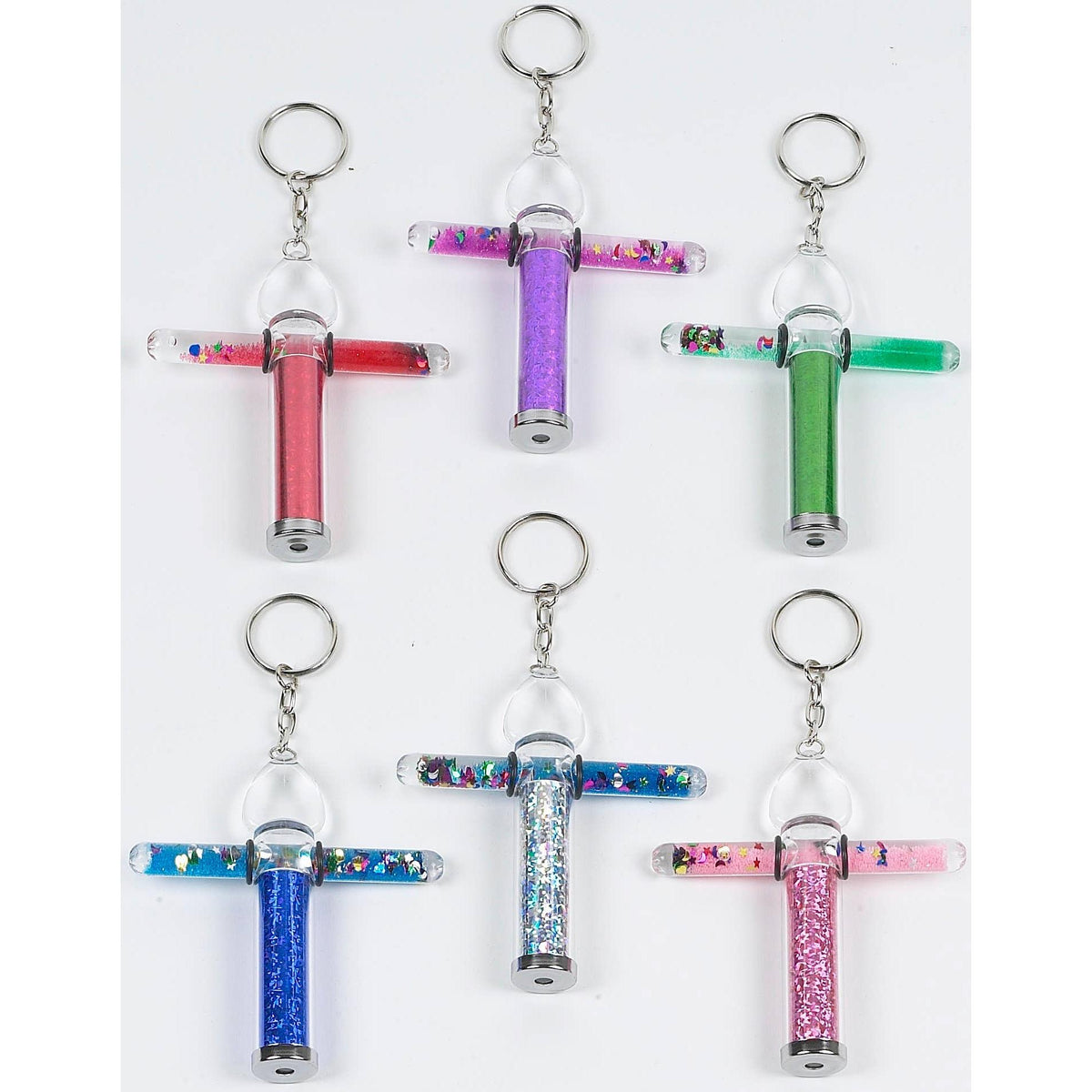 GI-8016K/40 Mini Fireworks Kaleidoscope w/Keychain (12 pk)-Golden Island Int'l Inc.-Yellow Springs Toy Company