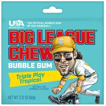 Big League Chew Triple Play Tropical, 12ct-Grandpa Joe's Candy Shop-Yellow Springs Toy Company