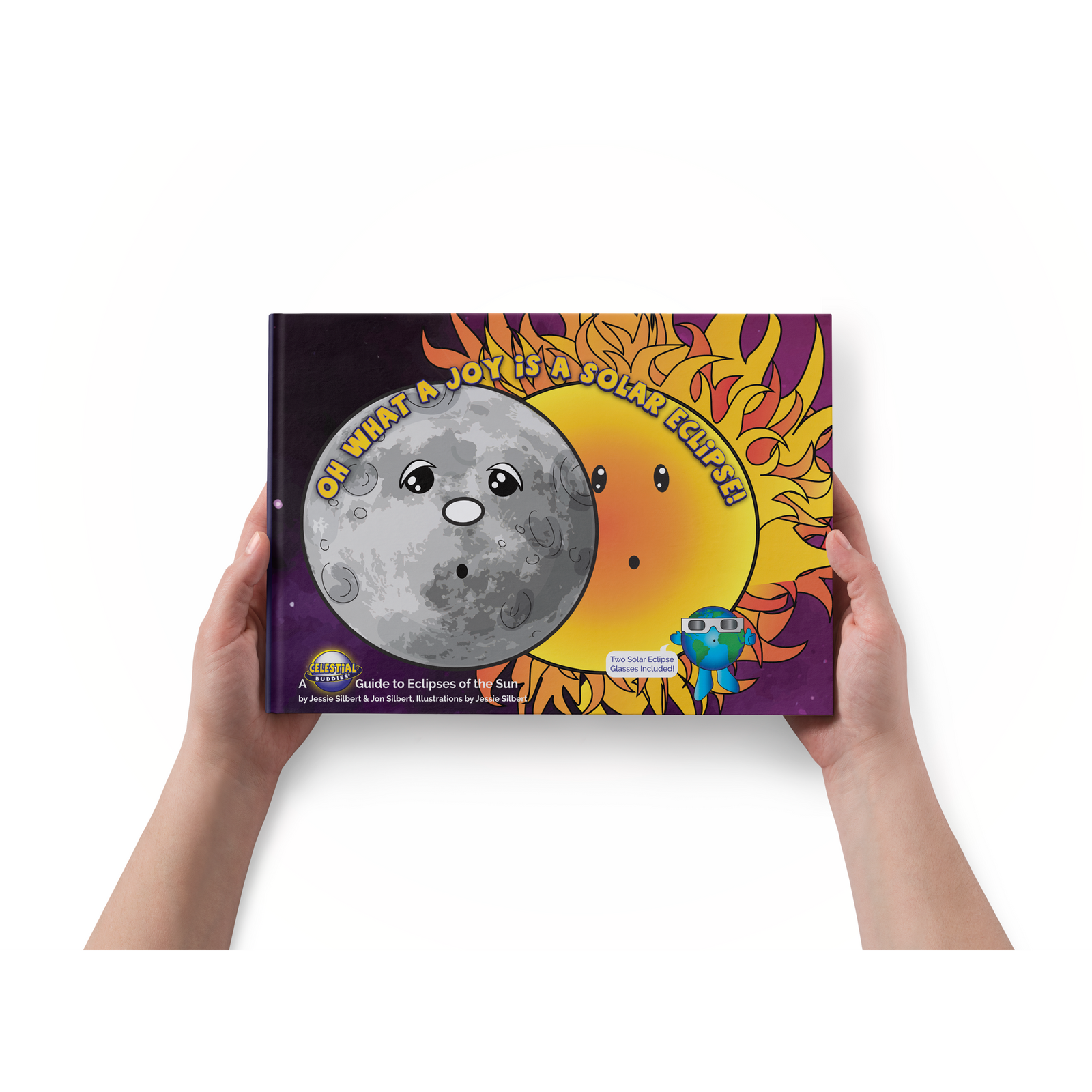 Front view of Oh What a Joy is a Solar Eclipse Book & Glasses.