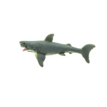 Tiny realistic great white shark