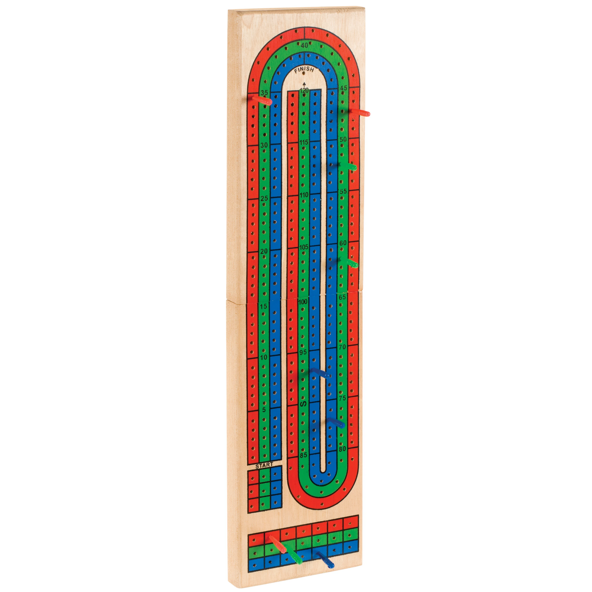 Triple Track Cribbage Board Game-Games-Yellow Springs Toy Company