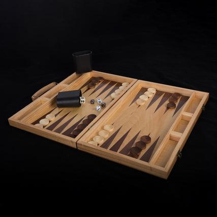 Backgammon - 14&quot; game board-Games-Heebie Jeebies-Yellow Springs Toy Company
