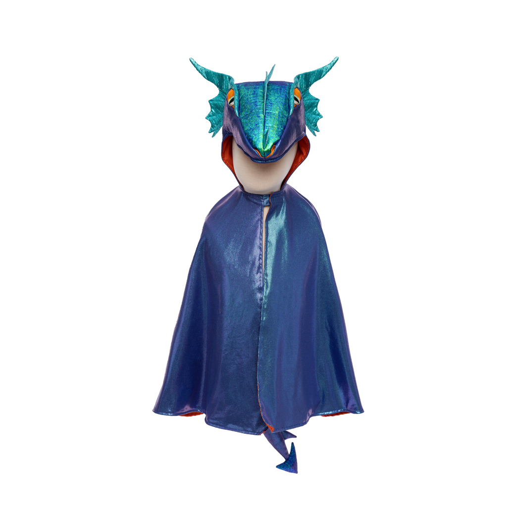 Front view of the Metallic Dragon Cape