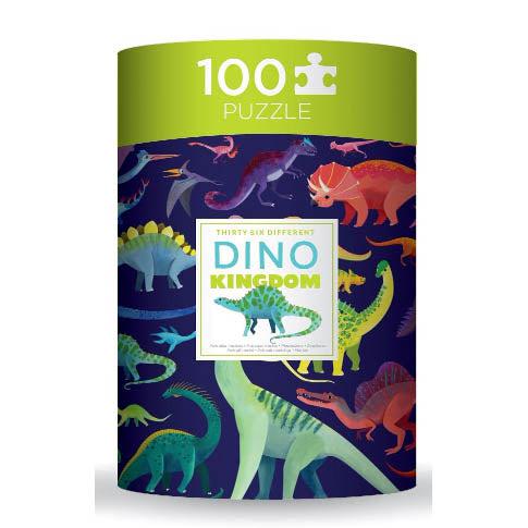 36 Different - Dino World - 100 piece-Puzzles-Crocodile Creek-Yellow Springs Toy Company