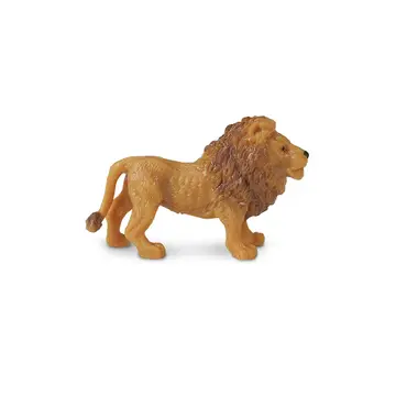Tiny realistic male lion