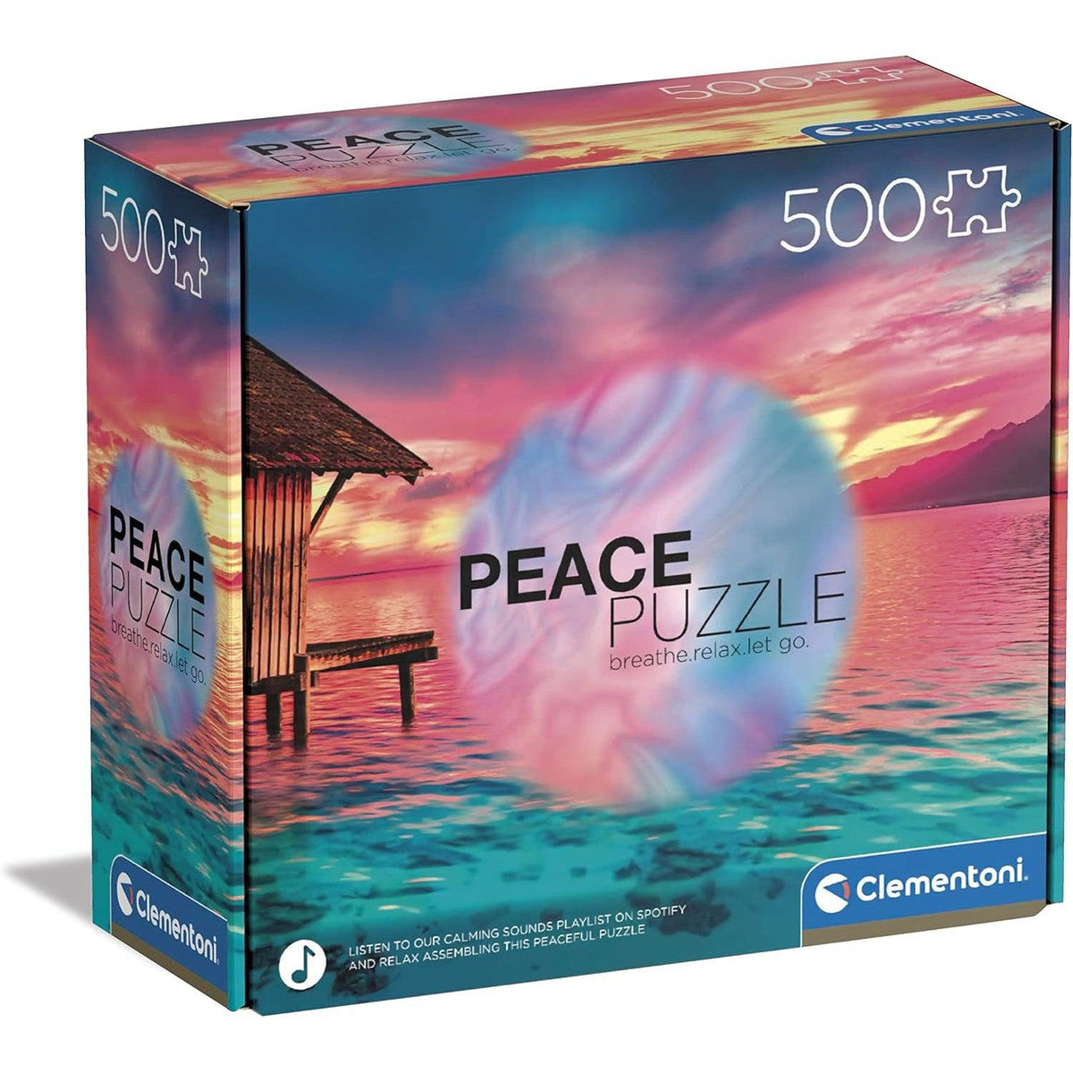 Peace Puzzle - Living in the Present - 500 pieces-Puzzles-Creative Toy Company-Yellow Springs Toy Company