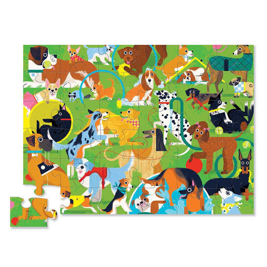 Playful Pups - 36 pc - Floor Puzzle-Puzzles-Crocodile Creek-Yellow Springs Toy Company
