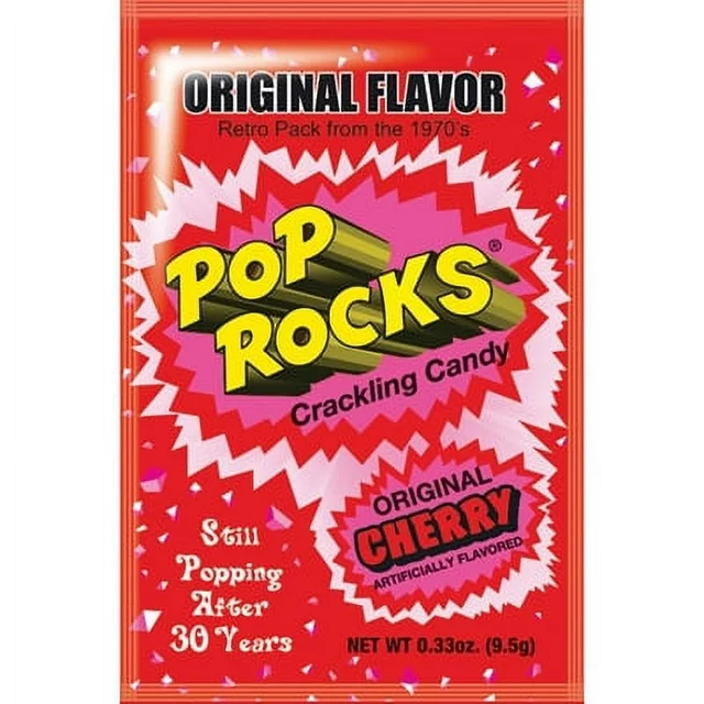 Pop Rocks - Cherry - 0.33oz-Candy &amp; Treats-Grandpa Joe&#39;s Candy Shop-Yellow Springs Toy Company