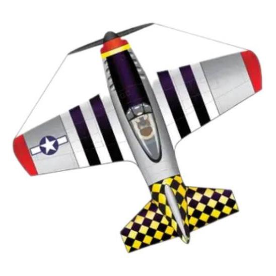 Planes MicroKite - P-51 Mustang-Active & Sports-In the Breeze, LLC.-Yellow Springs Toy Company