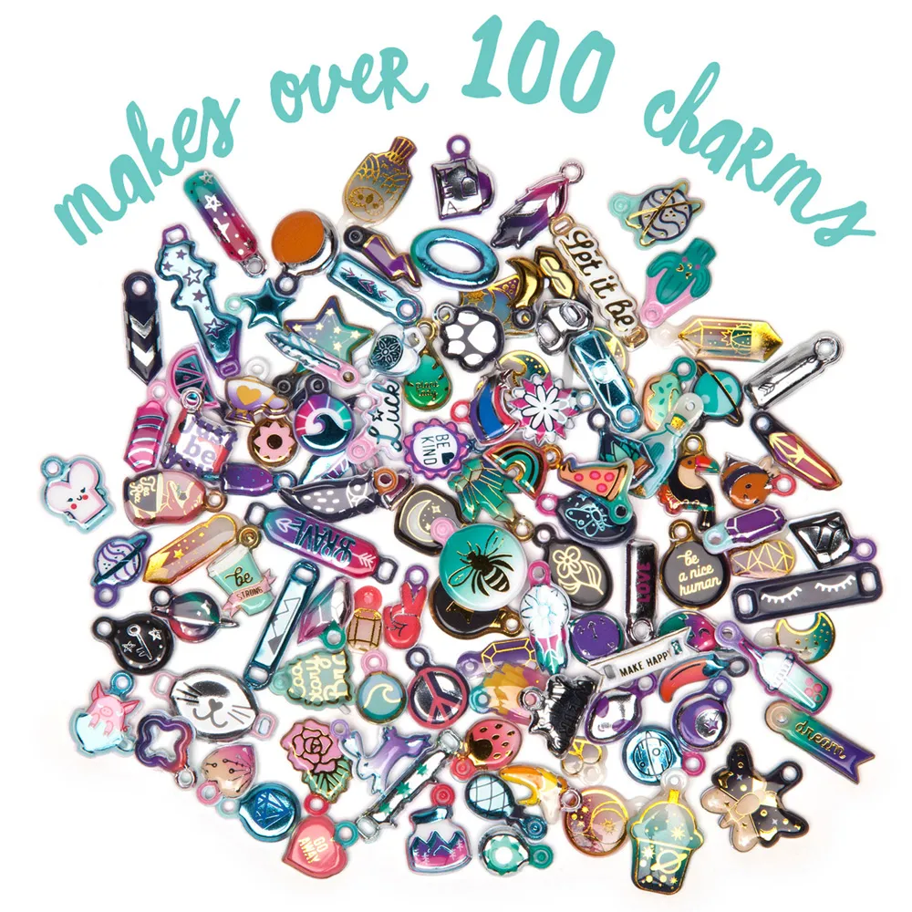 Makes over 100 charms - with a pile of sample charms