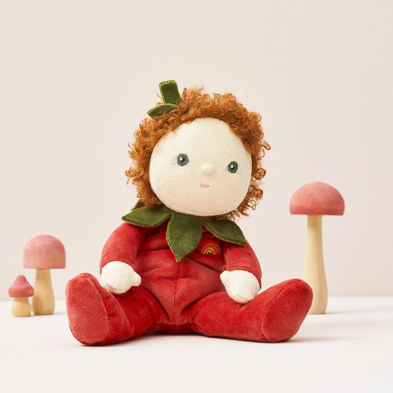 Dinky Dinkums - Polly Poinsettia - 8.6" *-Stuffed & Plush-Olli Ella U.S.-Yellow Springs Toy Company