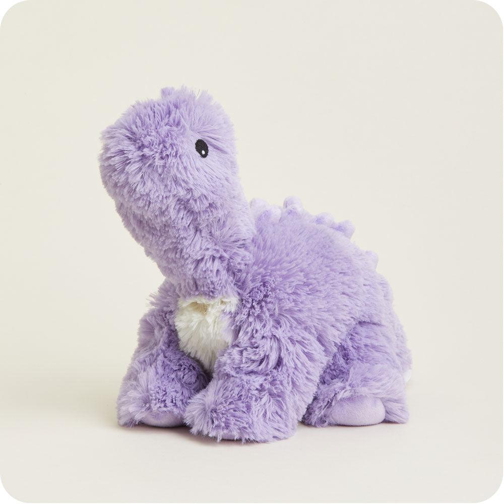 Purple Long Neck Dinosaur Warmies - 13"-Stuffed & Plush-Yellow Springs Toy Company