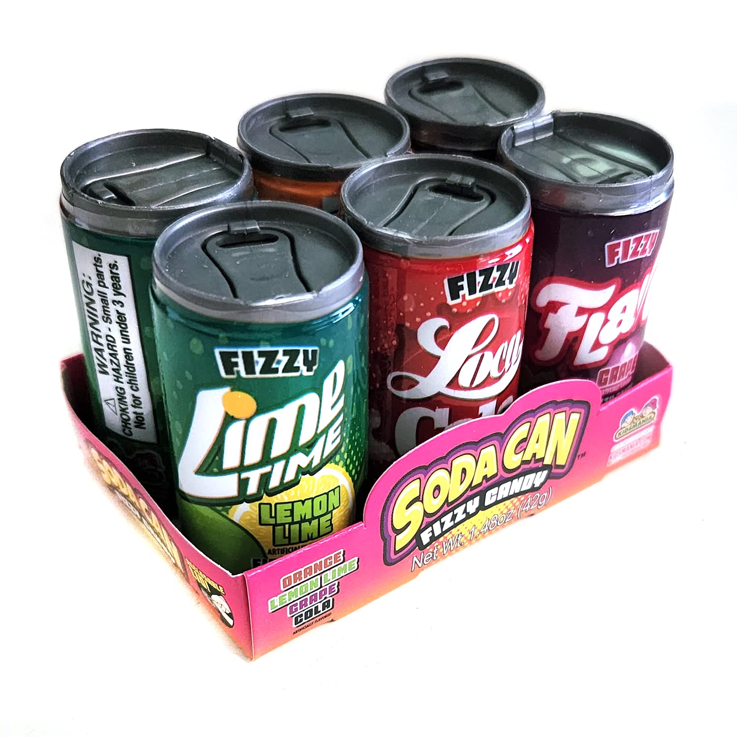 Fizzing Soda Cans Candy-Candy & Treats-Grandpa Joe's Candy Shop-Yellow Springs Toy Company