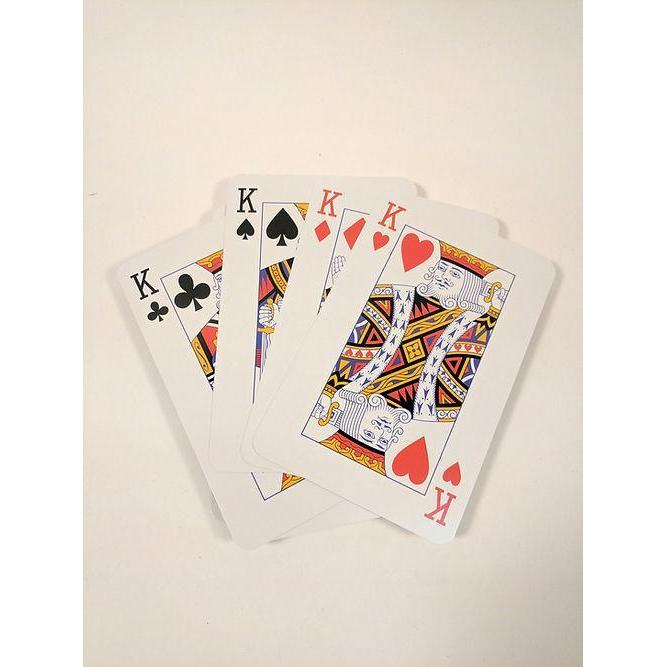 Single Deck, Giant Playing Cards-Games-Autruche-Yellow Springs Toy Company