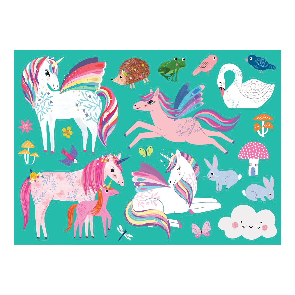 Coloring Poster - Unicorn Dreams - 18&quot; x 24&quot;-Arts &amp; Humanities-Crocodile Creek-Yellow Springs Toy Company