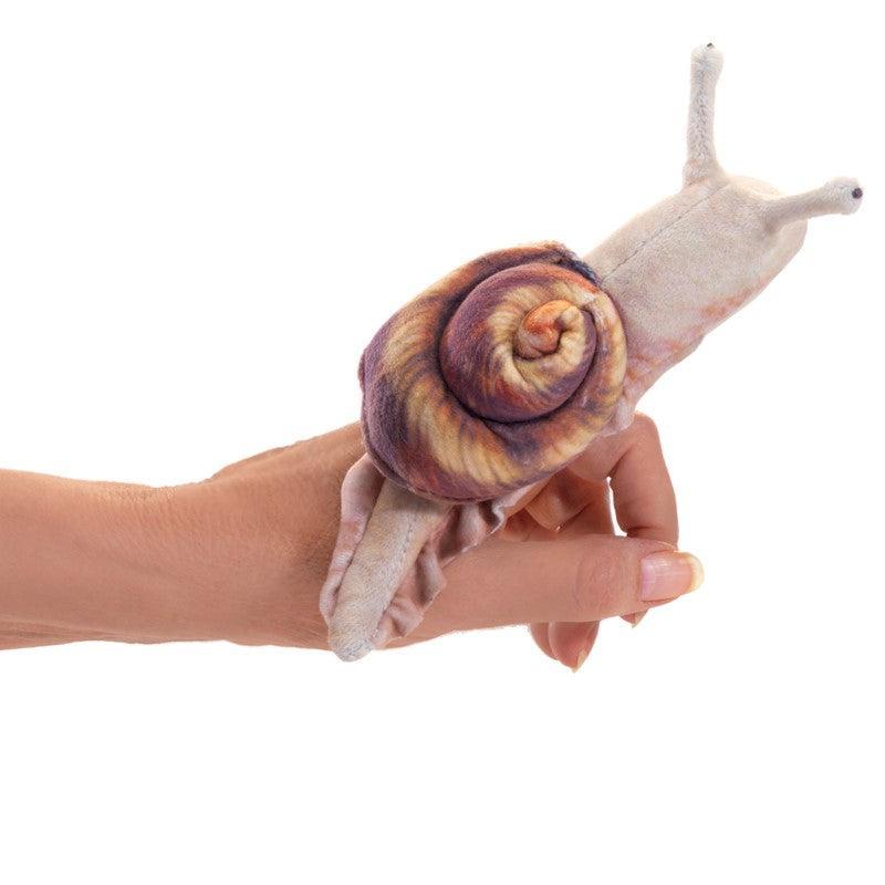 Mini Snail-Puppets-Folkmanis-Yellow Springs Toy Company