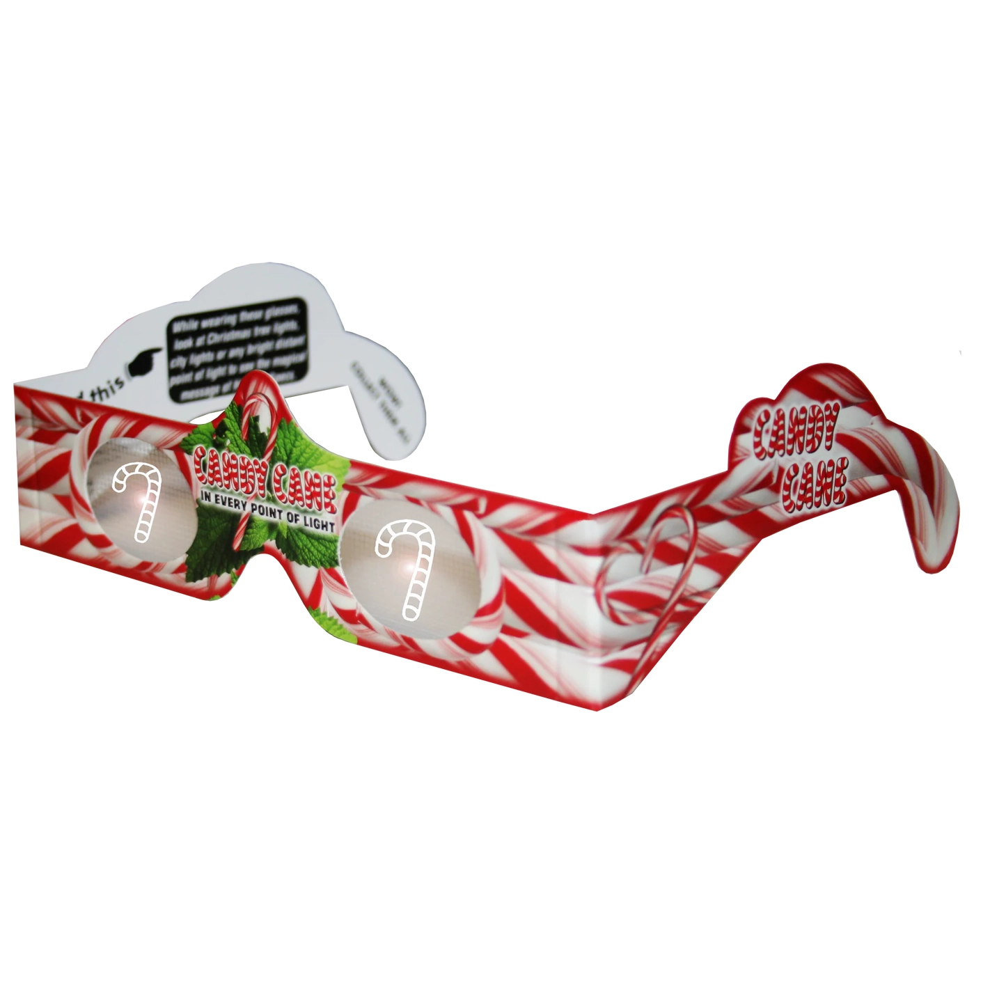 Candy Cane 3D Holiday Glasses-Novelty-American Paper Optics-Yellow Springs Toy Company