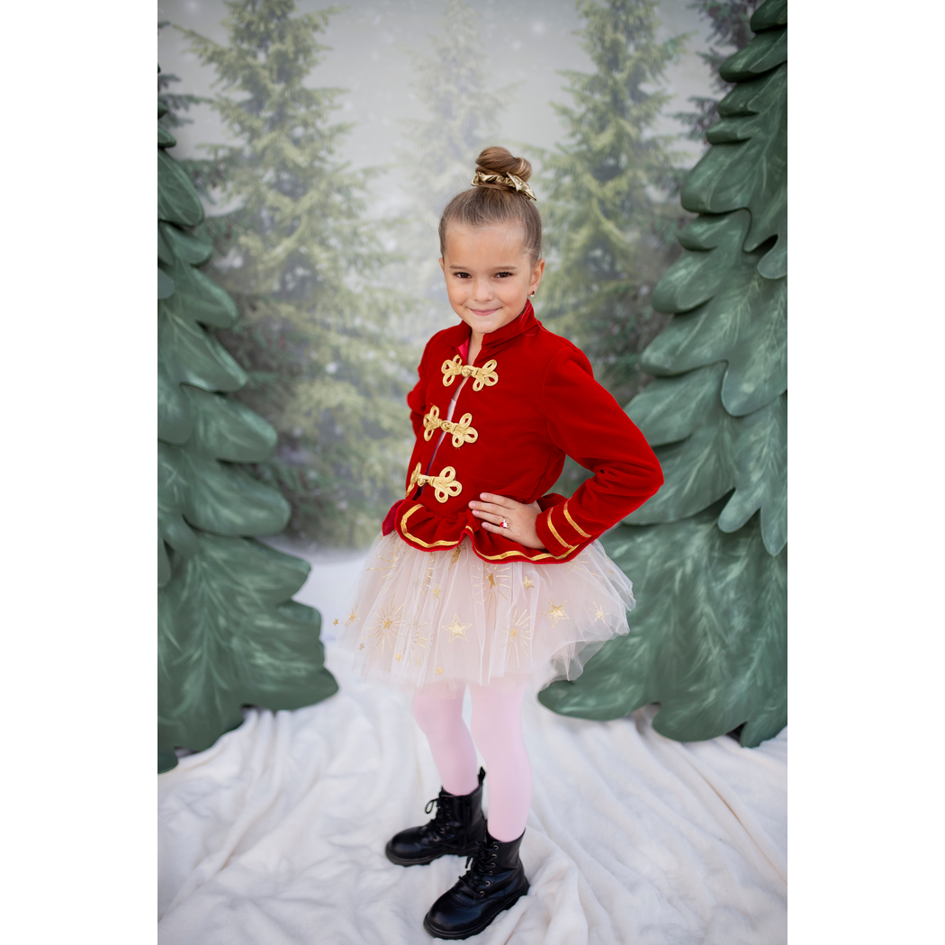 Child wearing jacket ¾ view