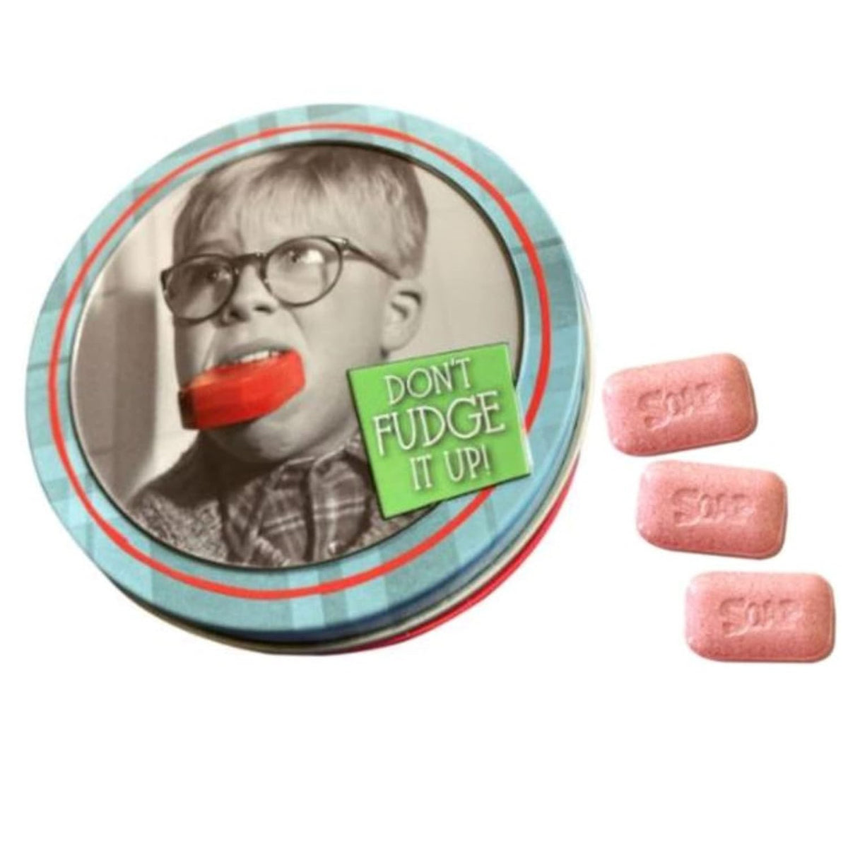 A Christmas Story – Don’t Fudge It Up! Collectible Tin-Candy &amp; Treats-Cow Crack Wholesale-Yellow Springs Toy Company