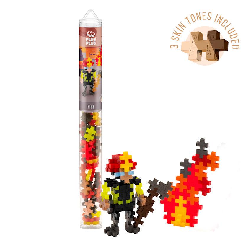 Plus-Plus Tube - Tube 70 pc - Fire-Building & Construction-Plus-Plus-Yellow Springs Toy Company