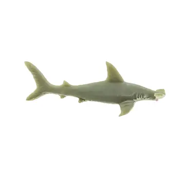 Tiny realistic hammerhead shark