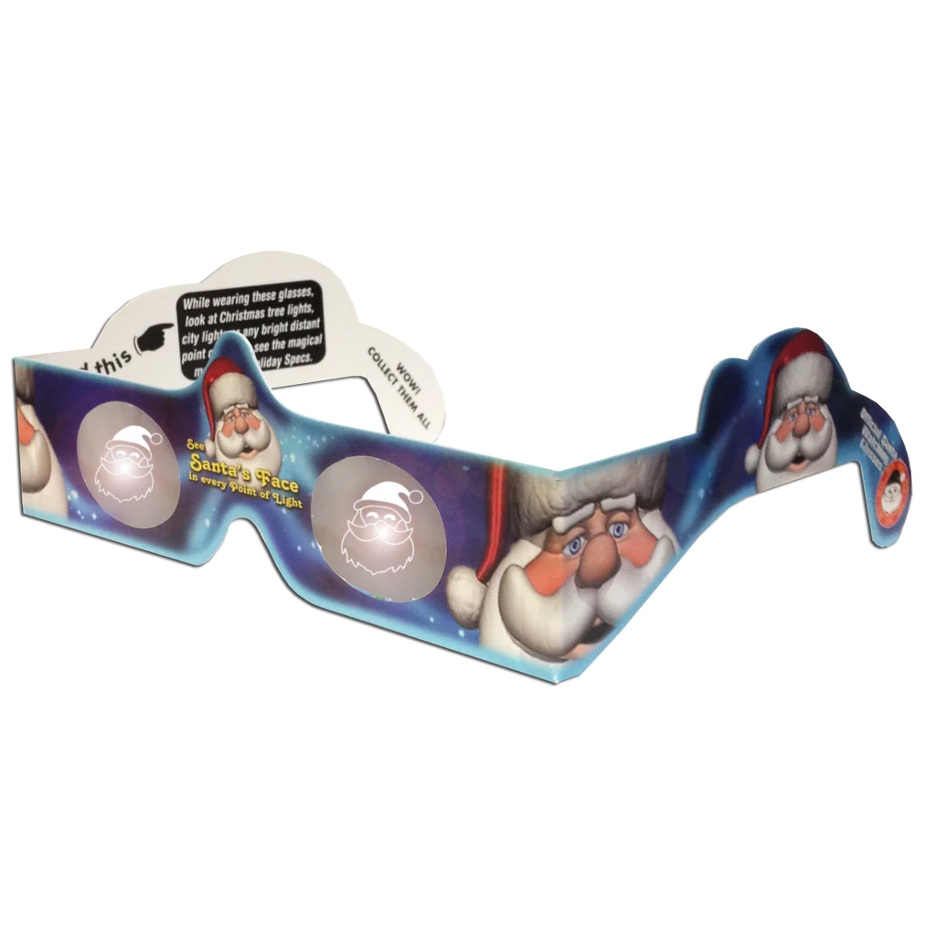 Santa 3D Holiday Glasses-Novelty-American Paper Optics-Yellow Springs Toy Company