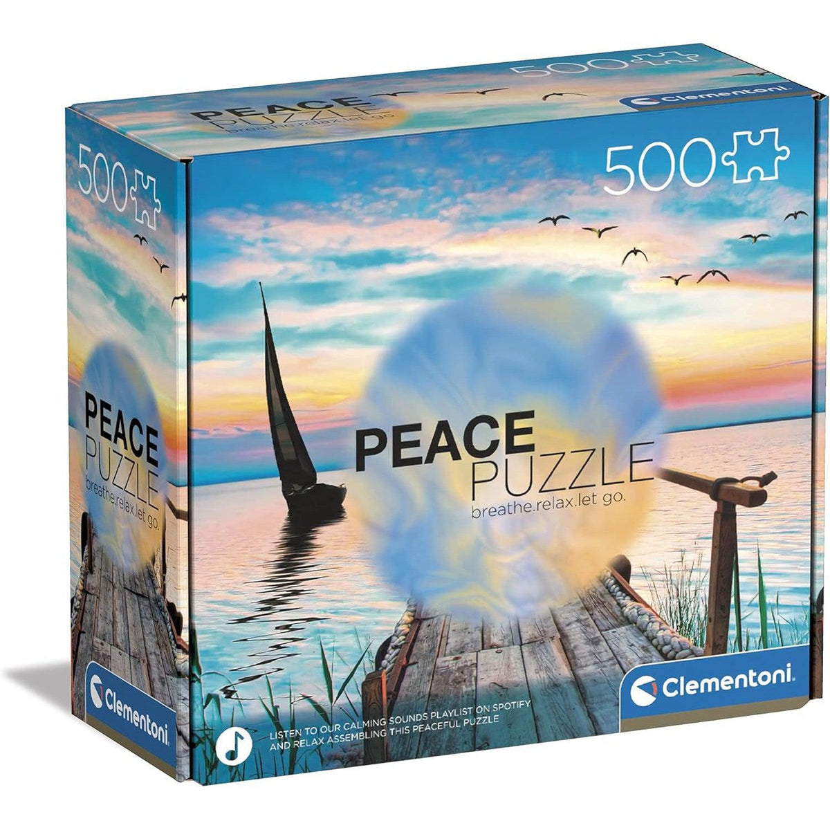 Peace Puzzle - Peaceful Wind - 500 pieces-Puzzles-Creative Toy Company-Yellow Springs Toy Company