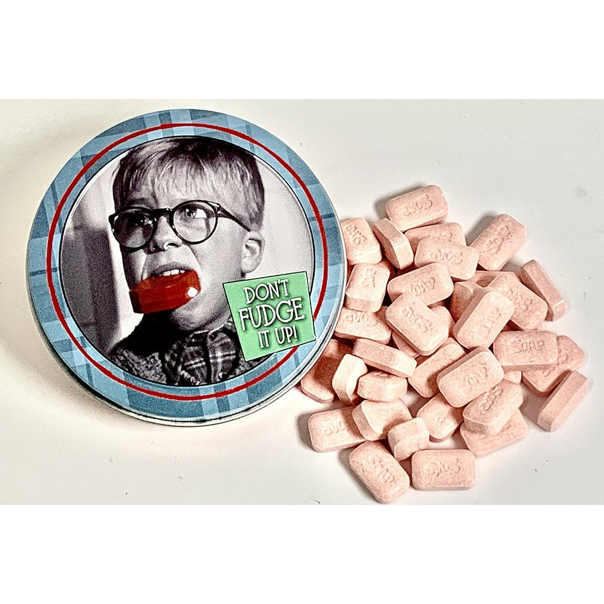 A Christmas Story – Don’t Fudge It Up! Collectible Tin-Candy &amp; Treats-Cow Crack Wholesale-Yellow Springs Toy Company