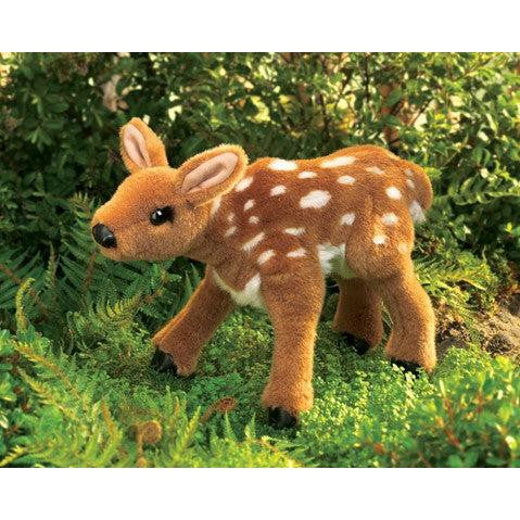 Hand Puppet - Fawn-Puppets-Folkmanis-Yellow Springs Toy Company