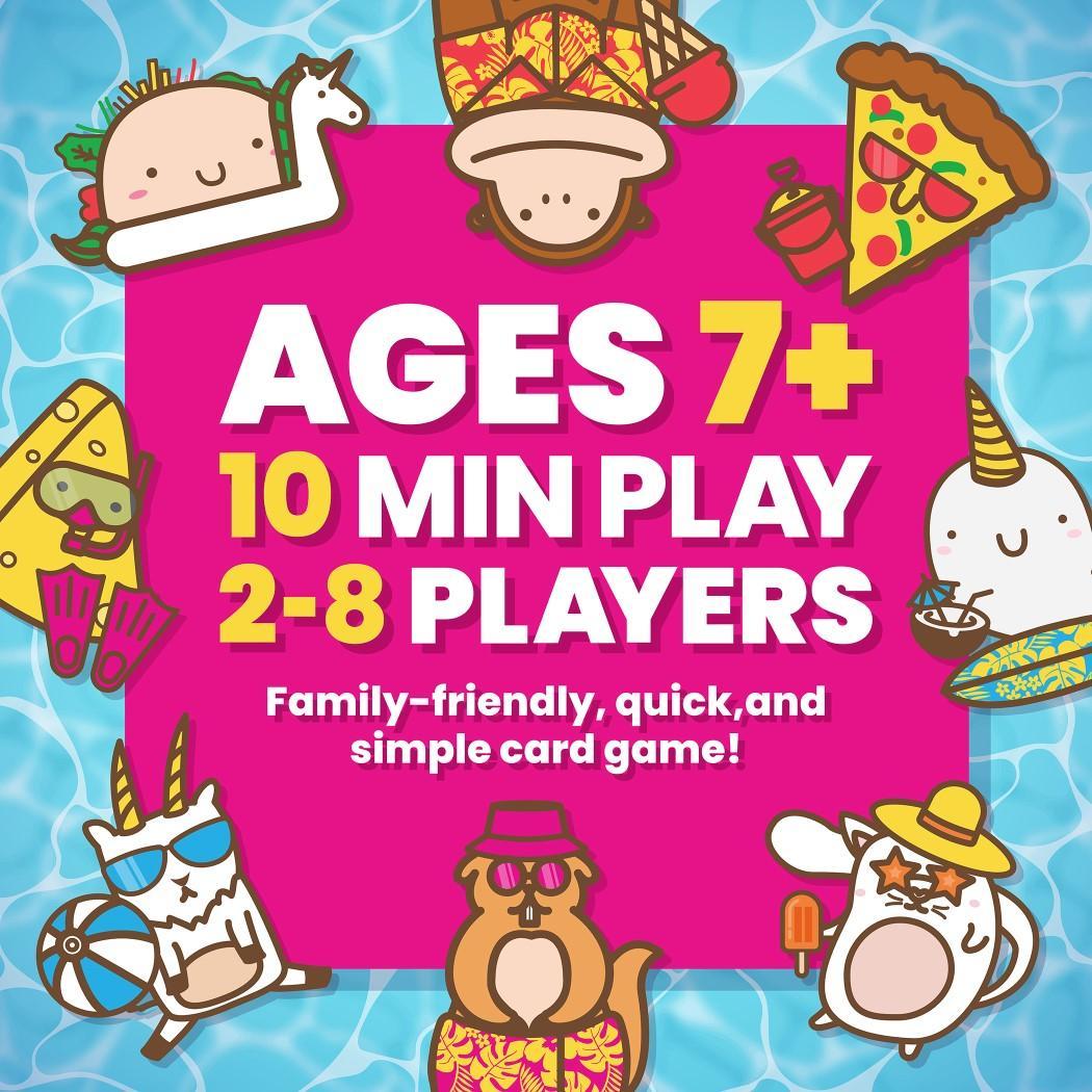 Taco Cat Goat Cheese Pizza - Poolside Edition-Games-Dolphin Hat Games-Yellow Springs Toy Company