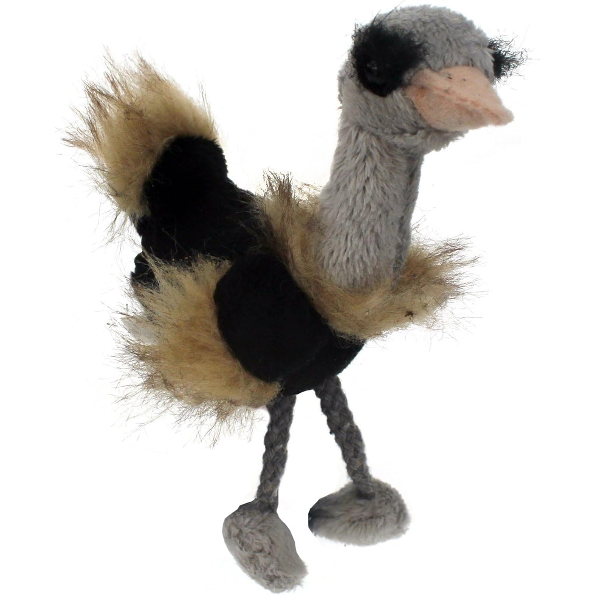 Ostrich - Finger Puppet-Puppets-The Puppet Company LTD-Yellow Springs Toy Company