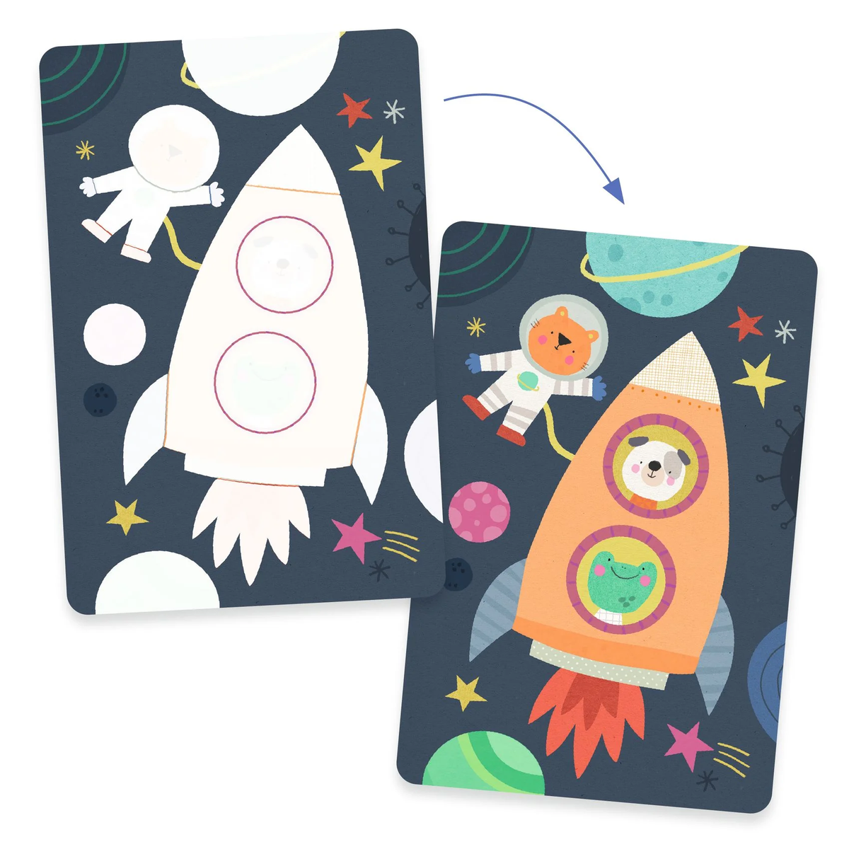 On the Road - Magic Coloring-Arts & Humanities-Djeco-Yellow Springs Toy Company