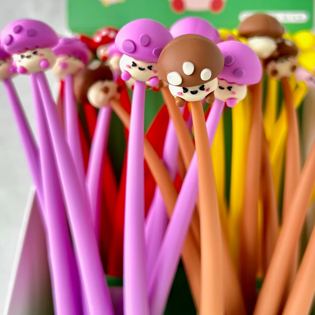 Gel Pen - Mushroom Buddy Wiggle Gel Pen-Stationery-BCMini-Yellow Springs Toy Company