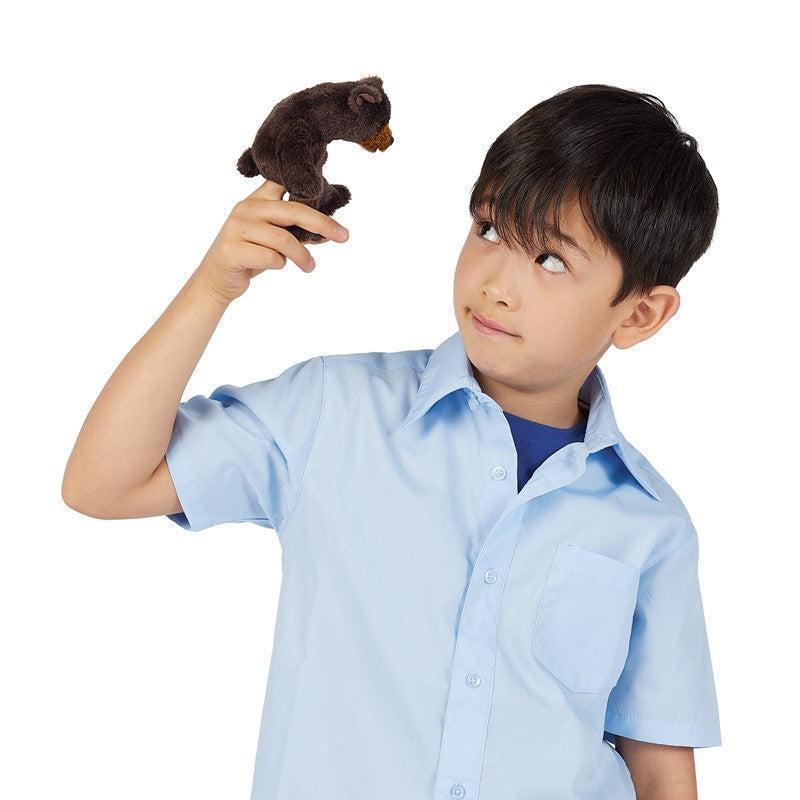 Mini Bear - Sitting - Finger Puppet-Puppets-Folkmanis-Yellow Springs Toy Company