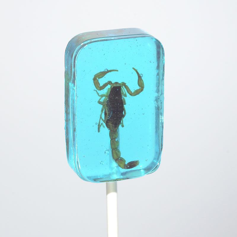 Scorpion Sucker Lollipop - Blueberry-Candy &amp; Treats-Grandpa Joe&#39;s Candy Shop-Yellow Springs Toy Company