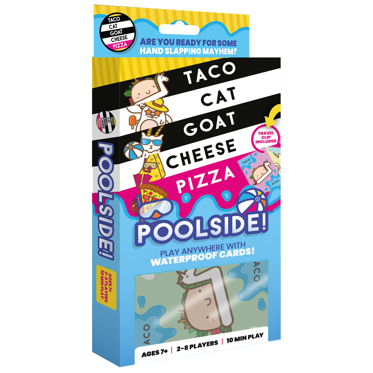 Taco Cat Goat Cheese Pizza - Poolside Edition-Games-Dolphin Hat Games-Yellow Springs Toy Company