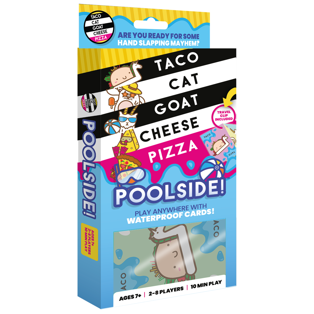 Taco Cat Goat Cheese Pizza - Poolside Edition-Games-Dolphin Hat Games-Yellow Springs Toy Company