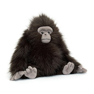 Front view of Gomez Gorilla against a white background.