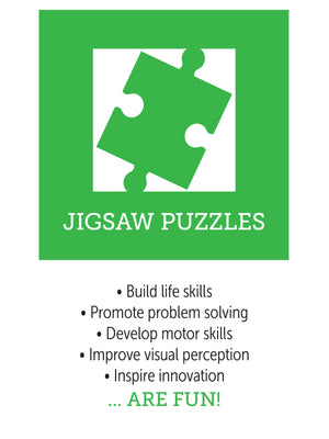 Jigsaw puzzle benefits, infographic